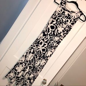 Ralph Lauren Navy Blue Summer Calf-length Dress